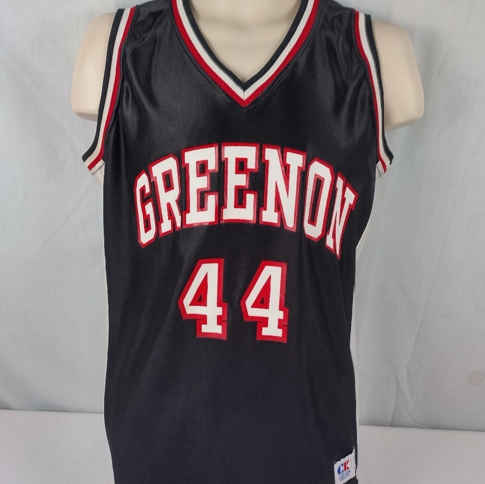 Vtg Cliff Keen Women's Greenon Size Large Basketball Jersey #44 Made In Usa - Picture 3 of 10